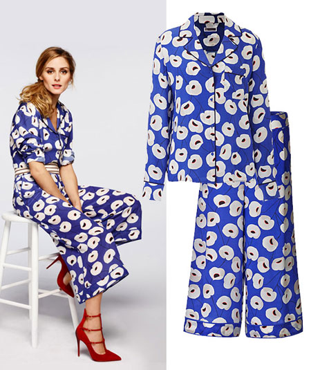 Olivia Palermo x Nordstrom Pajama Suit Set