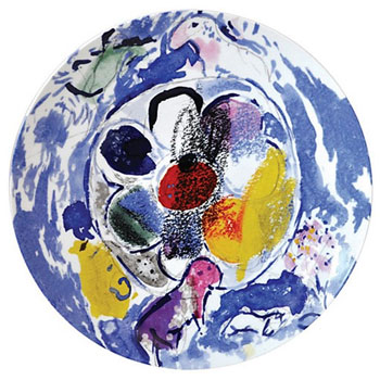 Bernardaud Marc Chagall Coupe Plates