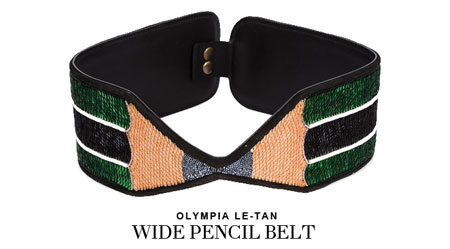 Olympia Le-Tan wide pencil belt
