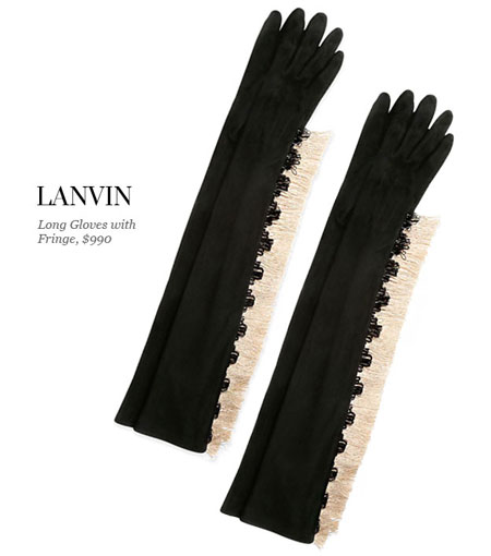 lanvin long gloves