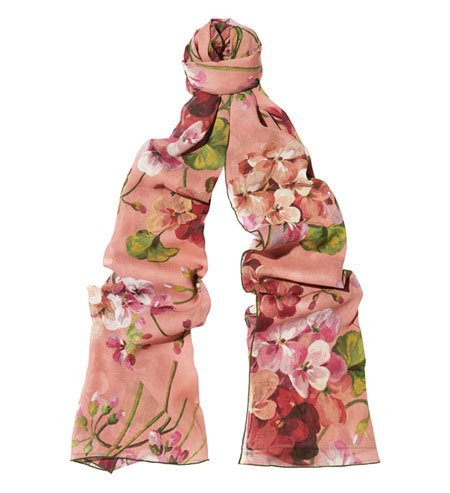 Gucci Floral-print scarf