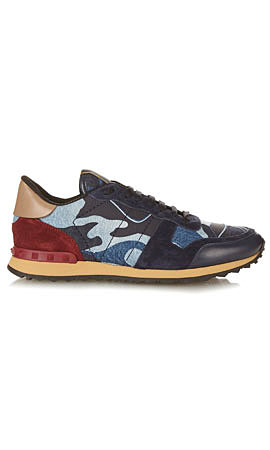 Valentino Rockrunner camouflage-print trainers