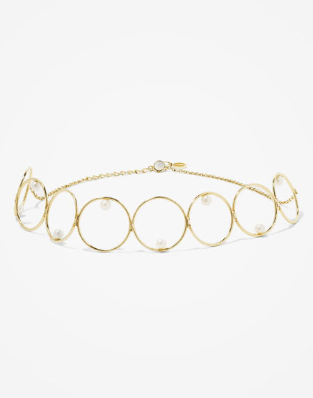 Anissa Kermiche Pearl + 14k Gold Choker Necklace | Lovika