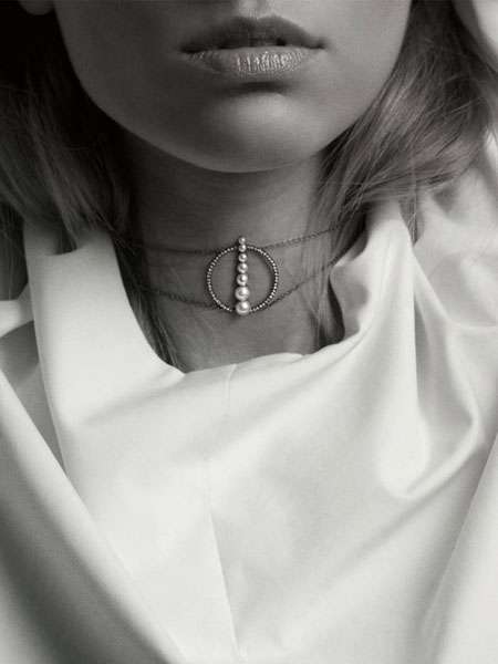 Anissa Kermiche Pearl Choker Necklace