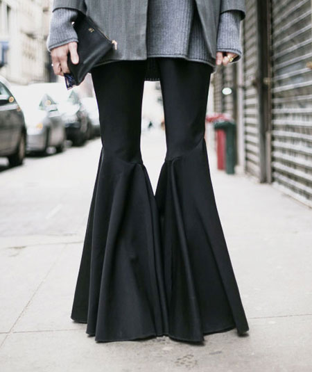 Street Style: How to Wear Extra Flare Pants | Lovika #OOTD #outfits #ideas