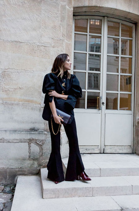 Street Style: How to Wear Extra Flare Pants | Lovika #OOTD #outfits #ideas