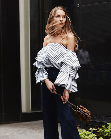 25 Stylish Ruffle Top Outfits to Rock This Summer