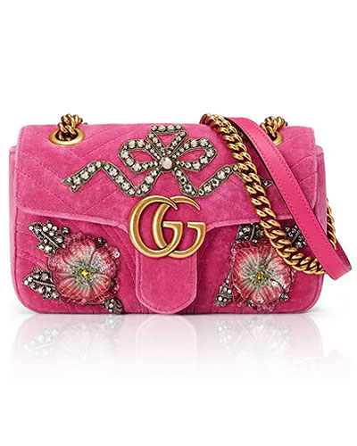 LOVIKA Edit | Gucci Marmont bags in embroidered velvet