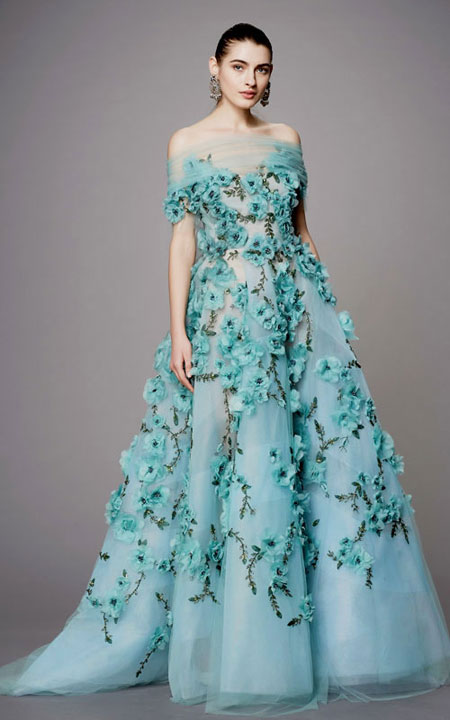 LOVIKA | Marchesa Pre-Fall 2017 Evening Gowns and Dresses