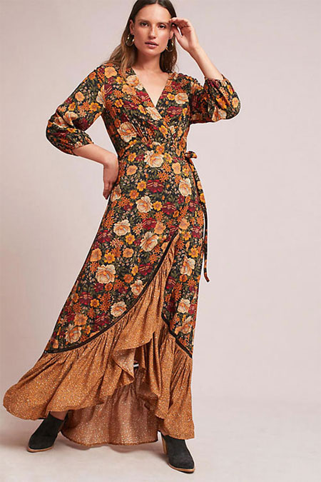 LOVIKA | 5 Lovely Autumn maxi dresses from Anthropologie dress sale #fall
