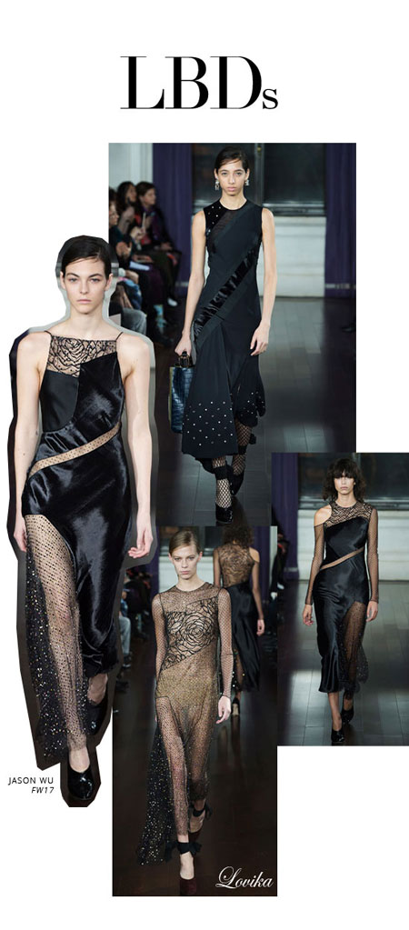 LOVIKA | Jason Wu LBDs #black #dresses #runway