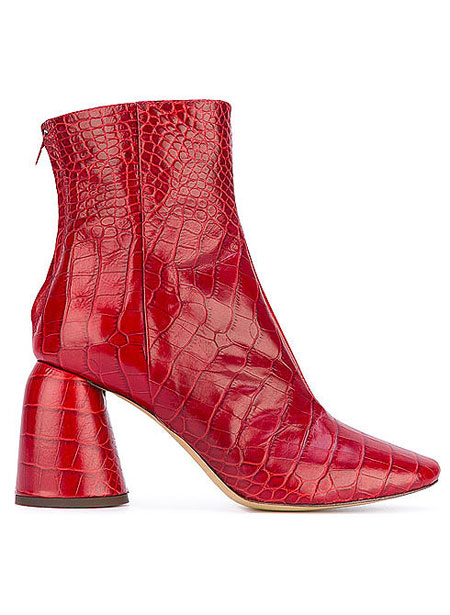 LOVIKA | Red ankle boots #booties #shoes #trending