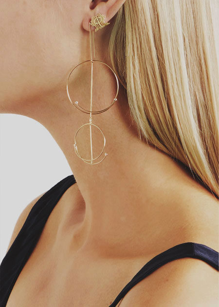 LOVIKA | Style Crush - Delicate hoop earrings #jewelry #gold