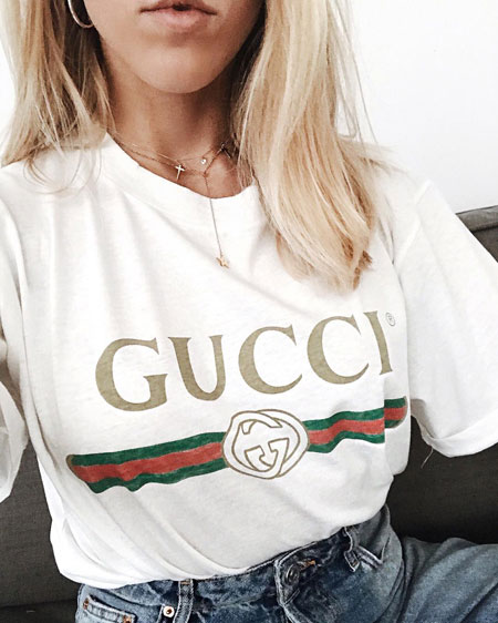 Gucci t-shirt outfit ideas #outfits #ootd