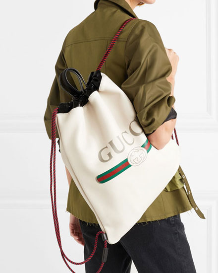 LOVIKA | Your new gym bag! Gucci drawstring backpack