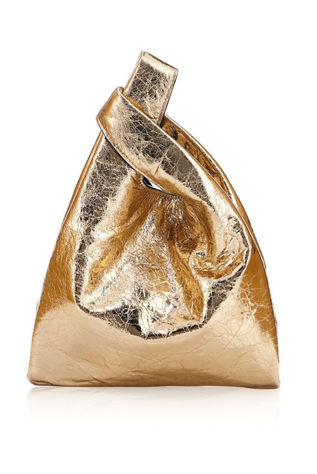 Hayward metallic foil shopper tote bags