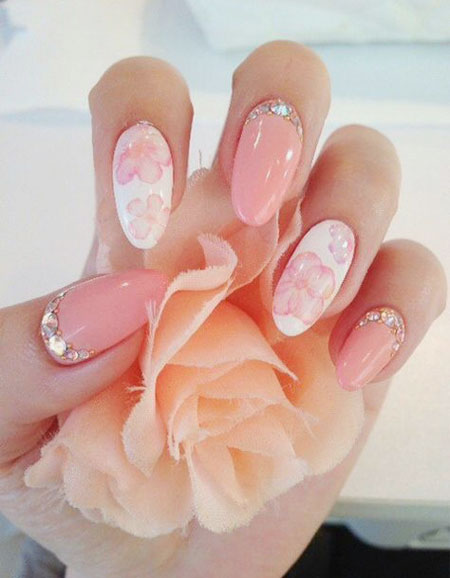 40 Spring nails design and ideas with flowers #bright #colors #floral
