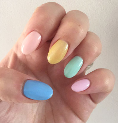 27 Easy Pastel Rainbow Nails to Copy (Get These Colors)