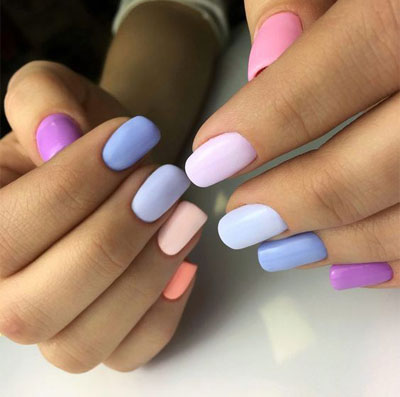 27 Easy Pastel Rainbow Nails to Copy (Get These Colors)