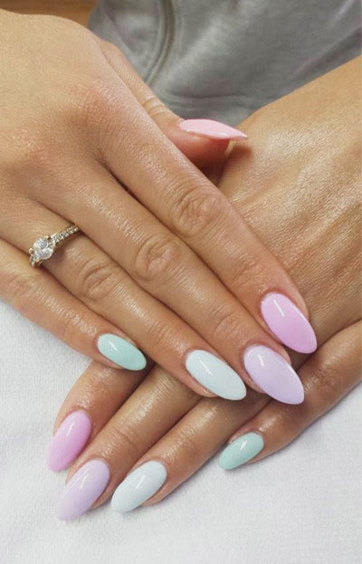 27 Easy Pastel Rainbow Nails to Copy (Get These Colors)