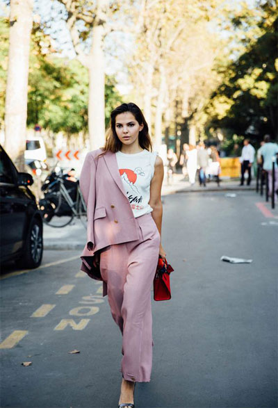 How to wear a pink suit like a hipster | Lovika
