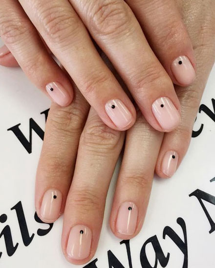 22 Simple Dots Nail Design for Minimalist | See ALL at Lovika