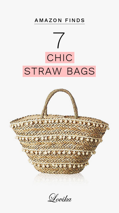 Amazon Finds - 7 Chic Straw Tote Bags Under $100 | Shop at Lovika