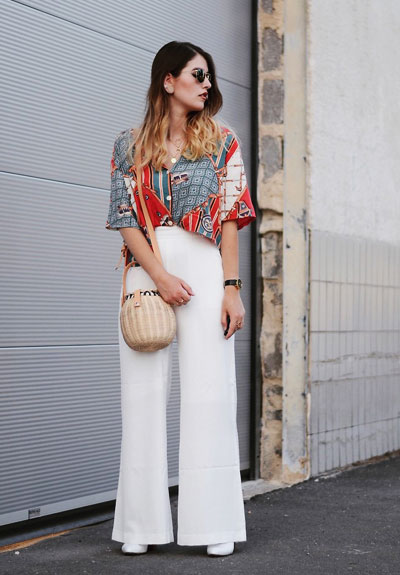 40 Amazing White Wide Leg Pants Outfit Ideas to Try This Summer | See ALL outfits at Lovika