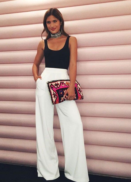 40 Amazing White Wide Leg Pants Outfit Ideas to Try This Summer | See ALL outfits at Lovika