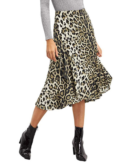 Amazon Finds - 8 Stylish Leopard Print Skirts | LOVIKA