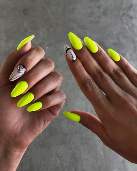 77 Bright Neon Nails to Try This Summer